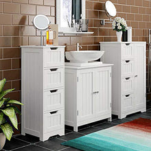 Turefans Mobile lavabo, Mobile sottolavello Bagno, Mobile Bagno, MDF, 60 * 16 * 58 cm