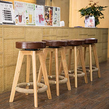 C-J-X STOOL/CHAIR Sedie da Pranzo Multifunzione, Sgabelli da Bar per Interni/Esterni Sgabello da Bar Rotondo in Legno per Colazione creatività Seggioloni per Caffetteria(Color:#7,Size:32 * 63CM)