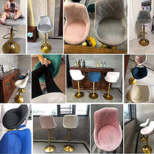 Sgabelli da Bar Sedia 4 Pz sgabelli da bar, flanella Chrome acciaio poggiapiedi Sgabelli Base, ascensore girevole meccanica Sgabello, Cucina Colazione Bar Stool, disponibile in 7 colori Regolabile Sga