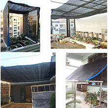 WXQIANG - Telo per ombreggiatura, per serra, verdure, protezione solare pieghevole, traspirante, con foro in metallo, isolamento termico, colore: nero, dimensioni: 3 x 1,5 m
