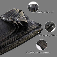 Tende da sole Crema solare Ombra netto di stoffa nero Bulk resistente ai raggi UV tessuto di maglia Tarp for il panno serra ombra Taped bordo di facile manutenzione e Clean (Dimensioni: 2 × 10m) Dimen
