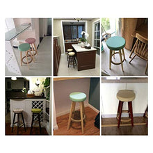 LWW Sgabelli, sgabelli da bar girevole creativo sedia alta Sgabelli casa di legno moderno e minimalista Wooden Legs,Scuro Beige,74 cm
