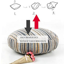 HXSKI Cuscino da Pavimento,Cuscino da Meditazione Rotondo,Colore A Tinta Unita Lavabile Cuscini Sedie,Spesso Futon Giapponese Cuscino,per Casa Divano Finestra Baia Auto-Rosso 40x40cm(16x16inch)