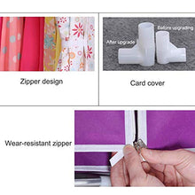 Armadio a doppio effetto tela – appendiabiti appendiabiti – 124 x 45 x 167 cm (larghezza x profondità x altezza).