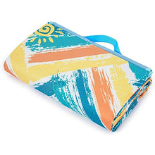 STKASE® Coperta Telo Picnic Impermeabile Coperta da Picnic, Coperta Picnic Impermeabile Pieghevole con Manico Portatile, con 3 Strati di Pile, Cotone e PEVA,145 * 180CM