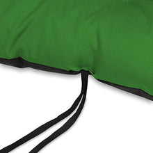 SuperKissen24. Cuscino Lungo per Panchina da Giardino 100x50 cm con Schienale 100x60 cm Resistente e Comodo per Panca da Esterno ed Interno - Verde
