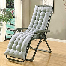 eewopjkj Cuscino per lettini Prendisole Supporto per Schienale Alto Ispessimento Cuscino per Sedia Relax Extra-Large Cuscino reclinabile Cuscini per Sedia a Dondolo Cuscini da Giardino-Grigio 48x165