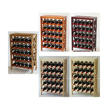 Portabottiglie per Vino Wine Rack di Legno di Vino Bottiglie Espositore Titolare di Legno di stoccaggio del Vino Free Standing con palchetti for Living Room Bar Display Scaffale per Vino