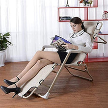 Generic Brands Zero gravityPatio Chairs Sedia da Salotto Pieghevole Sedia da Spiaggia Regolabile per Ufficio Sedia da Spiaggia Portatile per Uso Domestico Mezza sdraiata Ampliamento Multifunzionale
