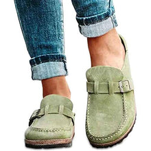 AFANG Donne Casual Comfort Pelle Scamosciata Slip on Sandali,Summer Home Office Scarpe Ufficio All'aperto Slip Slip Beach Pantofole Donna Casual Scarpa Piatta Moda Pantofole,B,35
