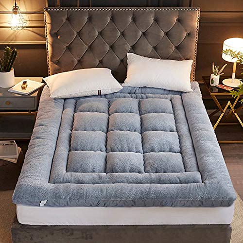 KOKIN Materasso Tatami Giapponese Ispessimento Materasso Futon Pieghevole in Peluche, Materassi Letto futon Soggiorno Tappetino Yoga Tappetino Universale Quattro Stagioni,A,120 * 200cm