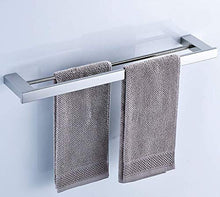 Cxcdxd Porta Asciugamani da Bagno, Porta Asciugamani in Acciaio Inossidabile 304, Porta Asciugamani da Bagno, Porta Asciugamani Doppio, Porta Asciugamani in Acciaio Inossidabile (Dimensioni: 50 cm)