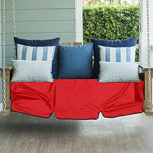 Yardwe Altalena Sedile di Copertura Giardino Yard Hanging Hammock Polvere Seggiolino Copertura della Sedia Swing all' Aperto Impermeabile Panno Rosso della Copertura di Ricambio per La