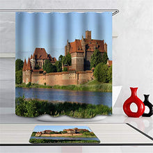 LIYAN Combinazione Bagno. Immagini Chiare E Colori Vivaci Rendono Il Tuo Bagno Pieno di Vita. Accessori da Bagno. Il Castello sul Fiume.