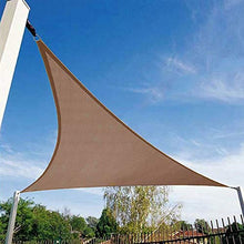 CH-GTJ Tenda A Vela Triangolo Rettangolo, Protezione Raggi UV, Vela Ombreggiante Resistente E Traspirante per Giardino Balcone Terrazza,Cachi,3X3X4.3m