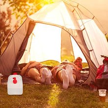 Relaxdays Tanica con Rubinetto, Coperchio a Vite del Contenitore, per Acqua Potabile, 25 L, Senza BPA, Bianco-Rosso, 25 Litri