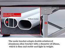 CDFC Pieghevole reclinabile Sole Lettino Giardino Camping Bed Sedia Accompagnatore Letto Accompagnabile Lettino da Sole Regolabile in Tessuto Oxford Resistente alle intemperie