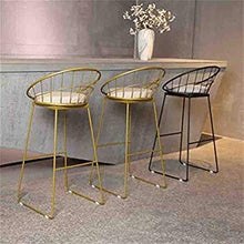 Zhangmeiren Sgabello Alto Moderno Minimalista in Ferro Battuto Alto Tavolo da Bar Sgabello da Bar Sedia da Pranzo