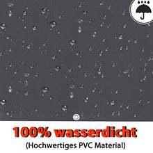 Aufun Schermo per Balcone Frangivista e Telo frangivento con Occhielli e Cordoncino, Impermeabile Recinzione per Balcone per Privacy, 0,9 x 6 m, Antracite