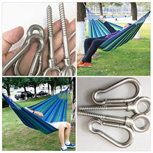 VORCOOL Aiutante Sportivo Kit di Sospensione per Amaca Resistente da 4 Pezzi Moschettoni per Amaca durevoli per Amaca