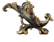 ZLJ Retro Bronzo Salotto Europeo Desktop Portico Decorazione partizione Decorazione portabottiglie Vino Creativo Bar Vino Fantasma Decorazione vetrinetta Elegante e Bella