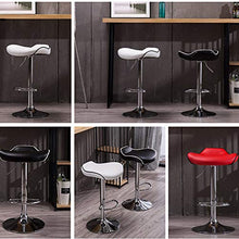 JXXDDQ Sedia Bar, Sgabello Alto, Sedia Elevabile A Casa, Sgabello Alto, Poltroncina Reception, Set di 2 (62-82cm) (Color : Black, Size : 41cm)