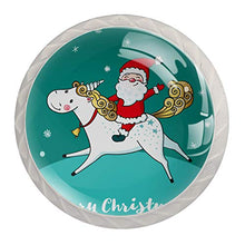 Maniglie per cassetti Manopole per cassetti Manopole rotonde Confezione da 4 per armadietto, cassetti, cassettiere, cassettiere ecc - Natale