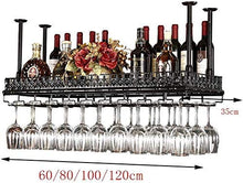 DYB Portabicchieri Continental Portabicchieri da Vino Portabicchieri Portabicchieri Creativo da Appendere a Testa in Giù Portabicchieri Portabottiglie Forte capacità di carico (Dimensioni: 60 cm)