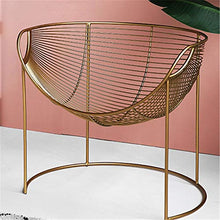 L.W.S Mobili per Camera da Letto Tavoli e sedie Nordic Salotto in Ferro battuto Divano, Sedia Lounge Light, Sedia da Pranzo Singola