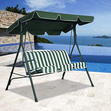 XBXB Baldacchino for Dondolo da Giardino 2-3 Posti Resistente Impermeabile Anti-UV Swing Top Cover Canopy Sostituzione for Giardino, Patio, Esterno (Size : 169x115cm)