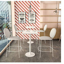 FGDSA Sgabello da Bar Gamba in Metallo Oro L Schienale Cuscino in Spugna Rosa Sedia da Pranzo Cucina | Bar | Sgabello da Bar per caffetteria | Carico Massimo 150 kg | Altezza Seduta: 75 cm