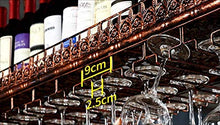 Sospensione Bar Semplice e Creativa Bancone Bar Cremagliera Vino Semplice e Creativa Ristorante Bicchieri da Vino Cremagliera Rovesciata Arte Ferro Retrò Portabottiglie Semplice e Creativa, PZW, 80