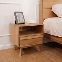 Comodino Comodino legno Governo di immagazzinaggio Multi-Function bagagli Mobili Comodino for Camera da letto Camera Perfetto per qualsiasi camera da letto ( Color : Natural wood , Size : 45x40x48CM )