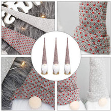 Cabilock 3 Pezzi Copri Bottiglia di Vino di Natale Peluche Gnomi Scandinavo Svedese Santa Tomte Bambola Giocattolo Rosso