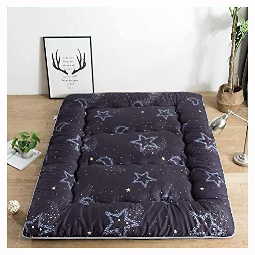 Materasso Futon Giapponese Materasso Da Pavimento Tatami Mat Pieghevole Portatile Materasso Da Campeggio Cuscino Per Bambini Lettino Lettino Culla Spessore 10 CM,C-100x200cm