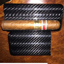 Cigar Box di stoccaggio Fibra di carbonio Cigar Set in fibra di carbonio Cigar Tubo Cigar Box tubo del sigaro tre tubo in fibra di carbonio Cigar Box Perfetto da usare in ufficio e camera da letto
