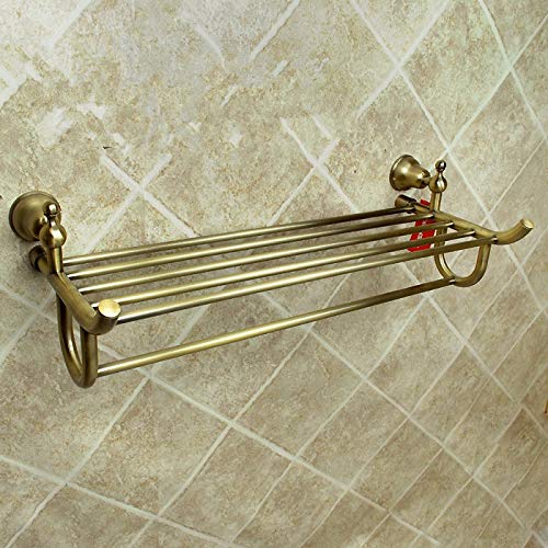 MBYW Moderno Minimalista portasciugamani portasciugamani da Bagno portasciugamani in Rame Pastorale Europeo portasciugamani Rack Antico Adatto per Bagno, Camera da Letto, Cucina, Ufficio, Bar
