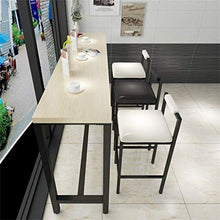 XHCP Mobili per Soggiorno Sgabelli Sedia in Metallo di Design con Schienale Mobili Sgabello da Bar Casa Cucina Creativa Pub Sgabello Alto da Bar Sedile in Ecopelle Resistente - Nero - [