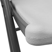 Park Alley PA-4970 Set Sedie Pieghevoli HDPE, Bianco, 24 x 48 x 87 cm