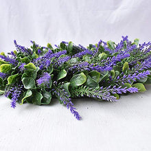LPxdywlk Ghirlanda di Lavanda Artificiale Porta Appesa Decor Copricapo Fotografia Prop violaNone