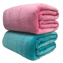 Coperture in Movimento Super Soft Coral Coperta in Pile Light Peso Solido Rosa Blu Faux Pelliccia Mulk Throw Divano Cover Copriletto Coperte Flannella