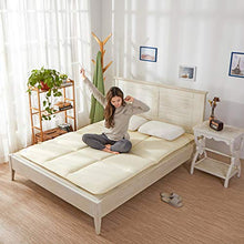 MUZIDP Ispessimento Materasso Tatami,Pieghevoli Antisdrucciolo Doppia Single Materasso Imbottito,Tinta Unita Caldo Materasso-D 180x200cm(71x79inch)
