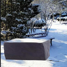 YJFENG Copertura Mobili Giardino, Extra Grande Set di Mobili per Esterni, Copritavolo Rettangolare 600x300D, A Prova di Polvere Solare, Personalizzabile (Color : Black, Size : 180x120x120cm)