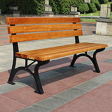 Panchina da Giardino panchina da Giardino panchina da Giardino, Sedile in Metallo ghisa da Giardino 2-3 posti per Esterni, Sedia da Veranda in Legno massello anticorrosivo Resistente agli Agenti ATM