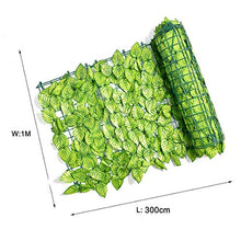 YUNSHAO Green Faux Trellis Balcone Screening Privacy Privacy Parete Parete Landscaping Garden Recinzione UV Fade protetta, 1m x 3m
