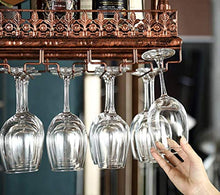 PZW Portabottiglie da Soffitto a Soffitto Semplice e Creativo Altezza Regolabile da Parete Portabottiglie da Appendere in Ferro Metallico Portabottiglie in Vetro per Vino Calici Portabottiglie Calici