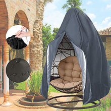 Yagosodee Coprisedile per Sedia Sospesa con Protezione Antipolvere Impermeabile per Esterni con Cerniera (Grigio)