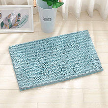 Cuscino da bagno Pad Capelli lunghi Felpati spessi e fini Indossabile per la cucina per la casa(Blue-green)
