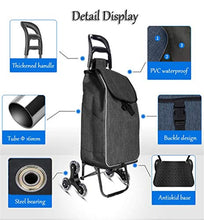 MXZBH Carrello Leggero, Carrello portabagagli Scale per Mountain Bike Impermeabile Rimovibile Pieghevole carico Massimo