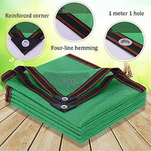 DANDAN Rete Ombreggiante Crittografia Rete Solare Rete Ombreggiata Spessa Patio/Balcone/Pianta/Vetro Ombreggiatura della Stanza Solare Bordo A Quattro Linee Verde A 6 Pin (Size : 4 * 6m)